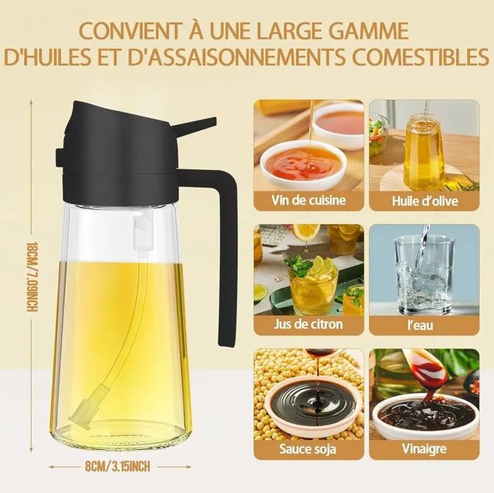 Pulverisateur d'huile 470 ML