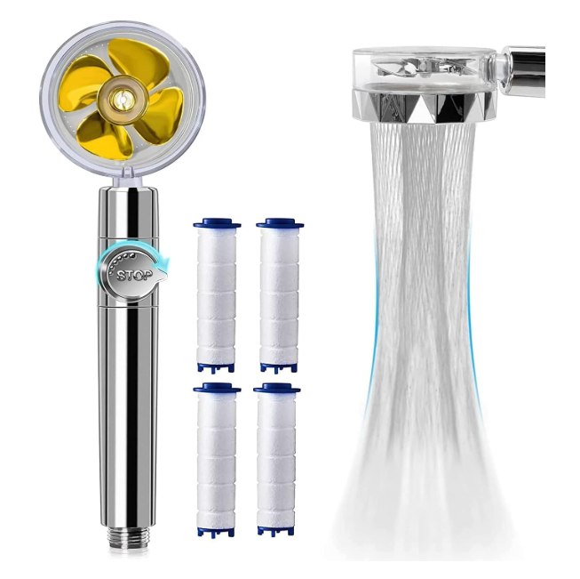 Pommeau de douche turbo