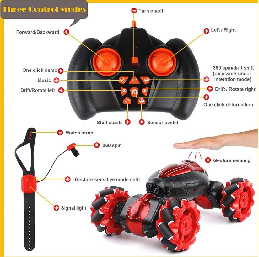 Voiture télécommandé intélligente 360