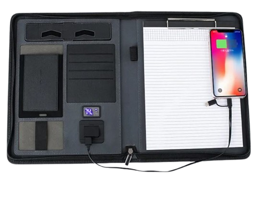Porto-Folio Business Intelligent avec Power Bank Intégré
