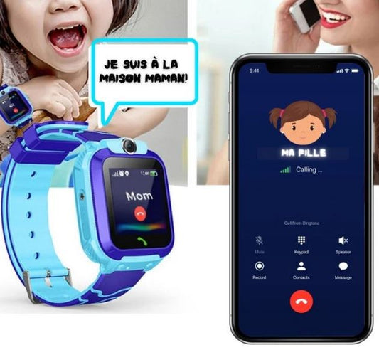 Montre GPS de control parental -- 👨‍👩‍👦‍👦